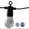 50mm 3D Addressable Pixel Led Bulb RGB/RGBW/RGBCCT DC12V/24V Clear Globe 30 Pixels/string 3 Core Xconnect