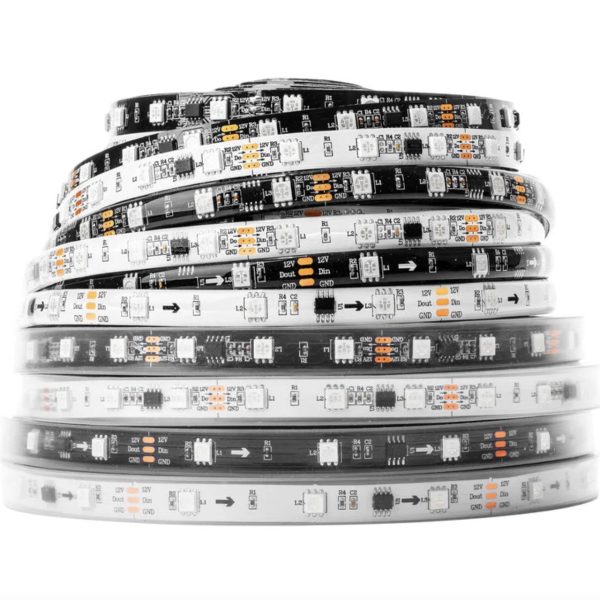 1 WS2811ic Pixel Led Strip DC12V 30/60led/M Flexible Addressable Chasing Effect with Xconnect waterproof connector