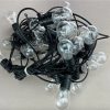50mm 3D Addressable Pixel Led Bulb RGB/RGBW/RGBCCT DC12V/24V Clear Globe 30 Pixels/string 3 Core Xconnect