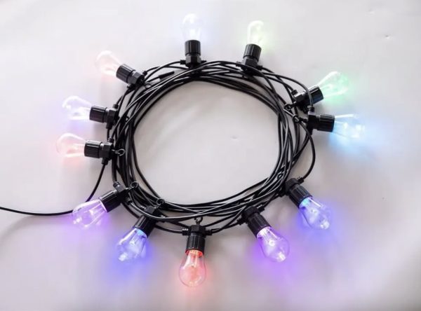 1748250197811 50mm 3D Addressable Pixel Led Bulb RGB/RGBW/RGBCCT DC12V/24V Clear Globe 30 Pixels/string 3 Core Xconnect