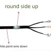 DC12V/5V Seed Pixel Roll 1000ct Pixels 1inch-8inch Space WS2811 RGB IC Addressable Full Color Led light IP65 3Pin Black Wire