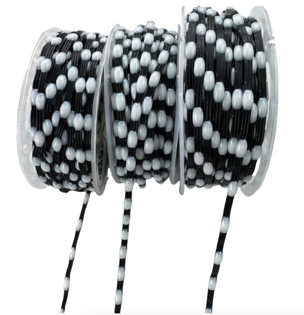 1748953740793 DC12V/5V Seed Pixel Roll 1000ct Pixels 1inch-8inch Space WS2811 RGB IC Addressable Full Color Led light IP65 3Pin Black Wire