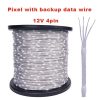 Backup Data Seed Pixel Roll 1000ct DC12V/5V 4pin WS2811 RGB IC Addressable Led light IP65