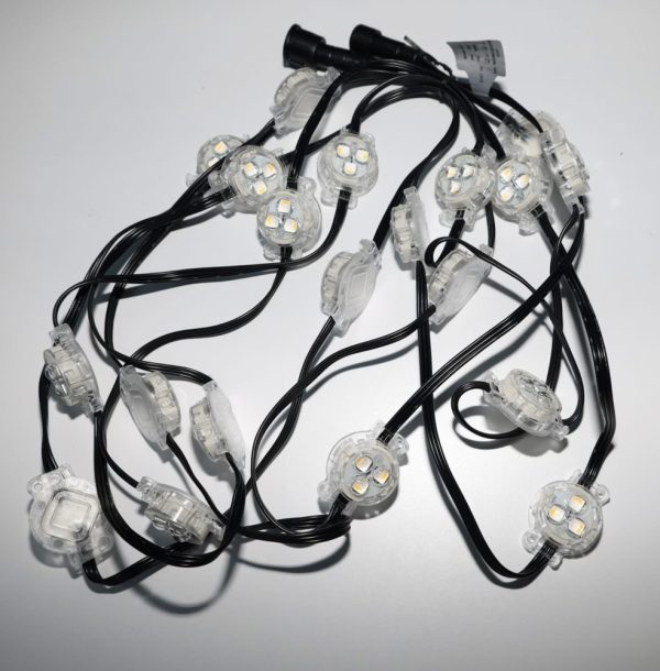 1749286642352 Pixel Puck Led UCS2904 RGBW Addressable Permanent Eave lights DC12V 30mm Xconnect IP68
