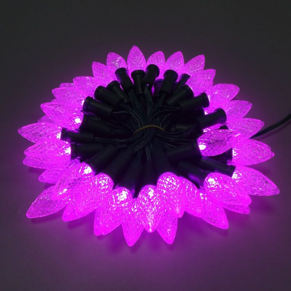 DSC00904 C7 C9 Strawberry Pixel Led string WS2811 DC12V Addressable Christmas light IP68