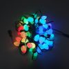 C9 flat base Pixel Led S24 bulb WS2811 DC12V 18awg Black wire Xconnect IP68 Christmas Lights