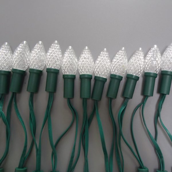 DSC07732 C7 C9 Strawberry Pixel Led string WS2811 DC12V Addressable Christmas light IP68