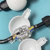 35mm 50mm Pixel led 3D bulb UCS1903 DC24V 10cts/40cts/50cts/String double side LEDs addressable full color