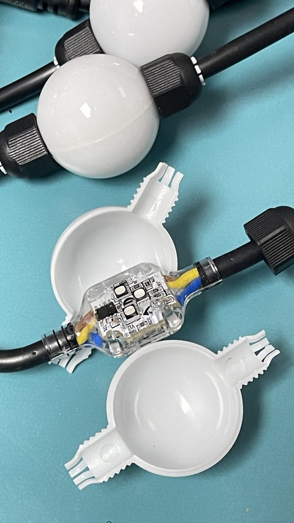 WechatIMG228 35mm 50mm Pixel led 3D bulb UCS1903 DC24V 10cts/40cts/50cts/String double side LEDs addressable full color