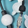 35mm 50mm Pixel led 3D bulb UCS1903 DC24V 10cts/40cts/50cts/String double side LEDs addressable full color