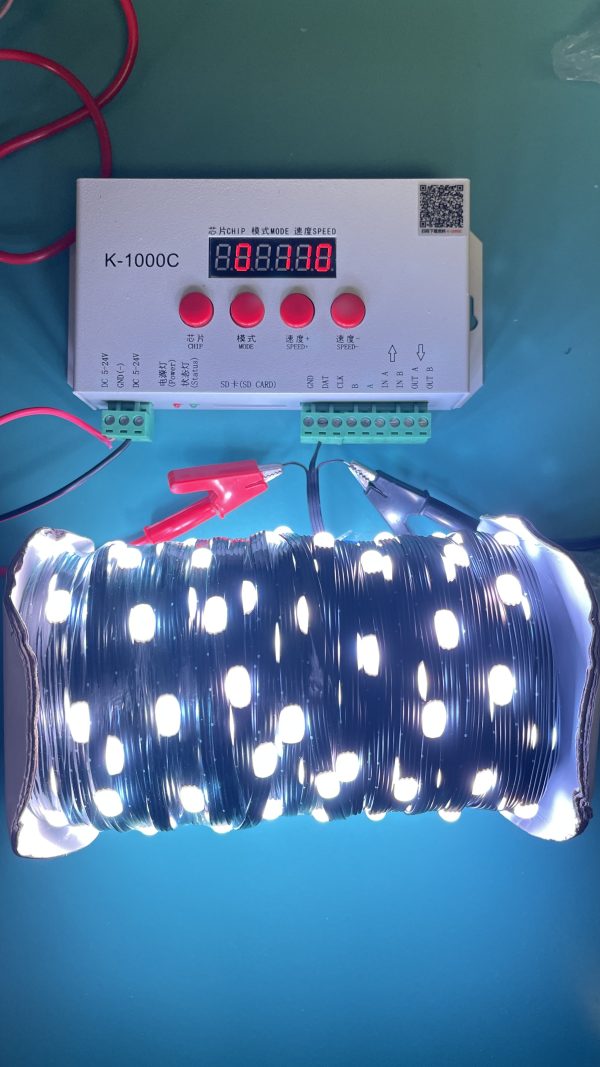 WechatIMG347 Data Return Seed Pixels DC12V/5V 1000 LEDs 1inch/2inch/4inch Pitch 4Pin wire WS2811 RGB IC Addressable IP65