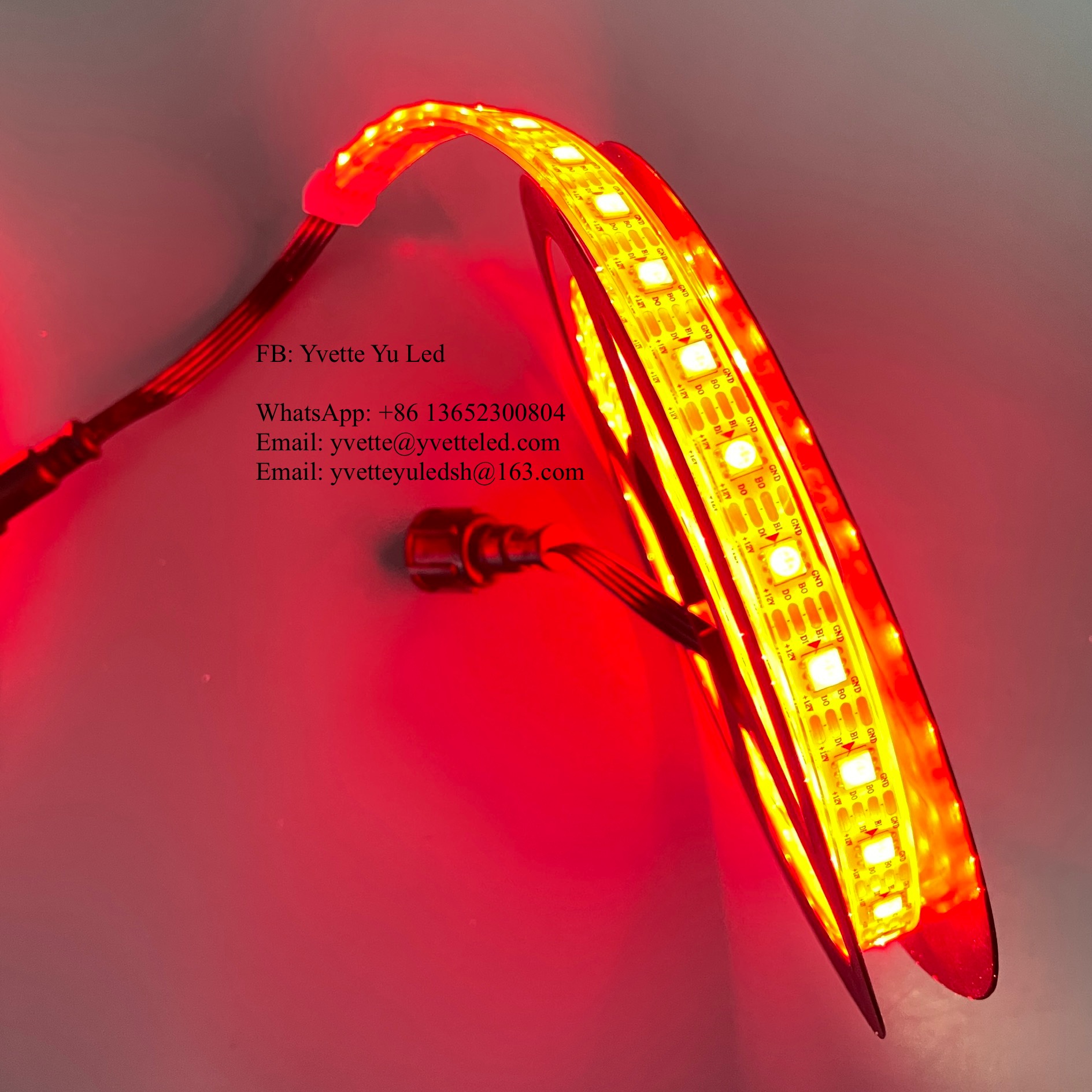 Pixel Led Strip WS2815ic Individually controlled DC12V 60leds/m 60pixels ic/m IP68 silicone tube full-filled epoxy Waterproof
