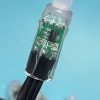 Regulated WS2811 DC12V Pixel Led 12mm Bullet Light String 18awg Black wire 3core Xconnect waterproof pigtail IP68