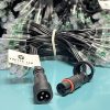 Regulated WS2811 DC12V Pixel Led 12mm Bullet Light String 18awg Black wire 3core Xconnect waterproof pigtail IP68