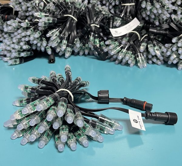 WechatIMG559 Regulated WS2811 DC12V Pixel Led 12mm Bullet Light String 18awg Black wire 3core Xconnect waterproof pigtail IP68