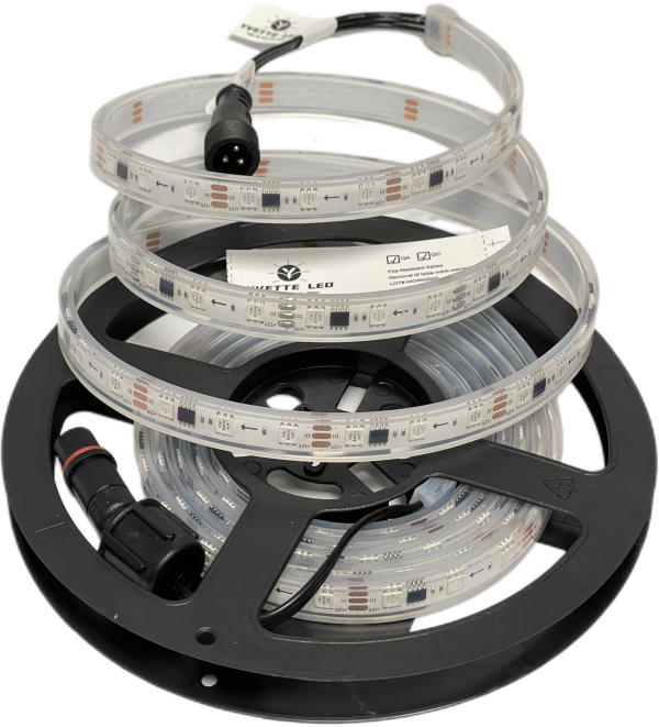 WechatIMG698 WS2811ic Pixel Led Strip DC12V 30/60led/M Flexible Addressable Chasing Effect with Xconnect waterproof connector