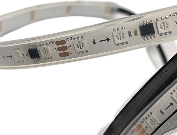 WechatIMG712 WS2811ic Pixel Led Strip DC12V 30/60led/M Flexible Addressable Chasing Effect with Xconnect waterproof connector