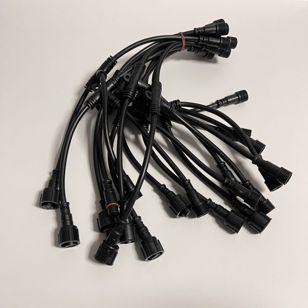 WechatIMG74 T-connector Xconnect (3-2-3)/(3-3-3)/(3-4-3)/(4-2-4) Power Injection Black Round 18AWG Cable