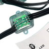 Resistor WS2811 DC12V Square 12mm Led Pixel Light 50cts Xconnect String Black wire 18awg