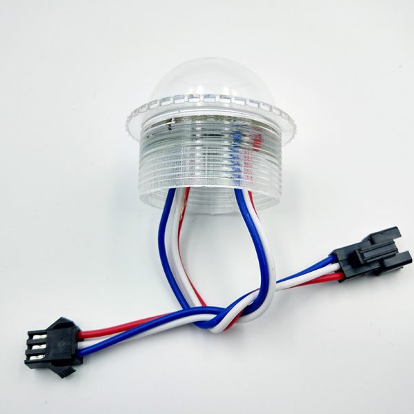 1 35MM 6leds 35mm punch hole UCS2903 Pixel Led bulb DC12V/24V Addressable Amusement Park Lights