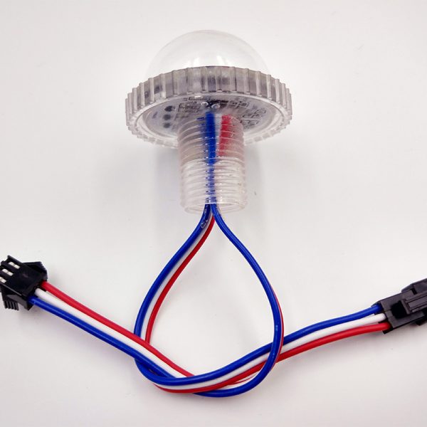 1 35MM 9leds 20mm punch hole UCS2903 Pixel Led bulb DC12V/24V Addressable Amusement Park Lights