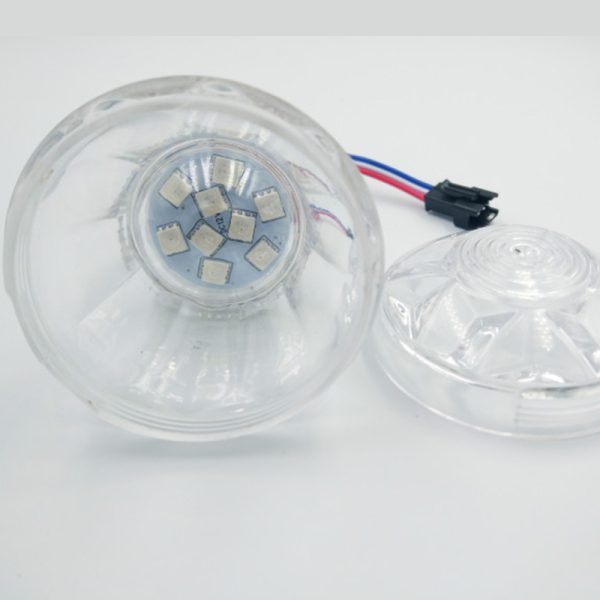 1 60MM 9leds 20mm punch hole UCS2903 Pixel Led bulb DC12V/24V Addressable Amusement Park Lights