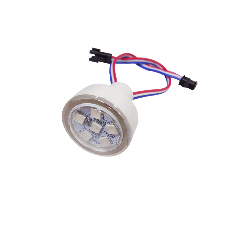 38MM 6leds 20mm punch hole UCS1903 Pixel Led bulb DC12V/24V Addressable Amusement Park Lights