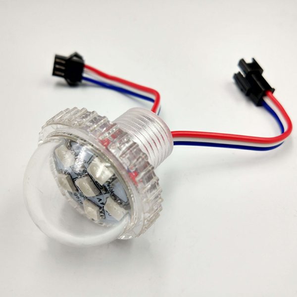 2 30MM 6leds 20mm punch hole UCS1903 Pixel Led bulb DC12V/24V Addressable Amusement Park Lights