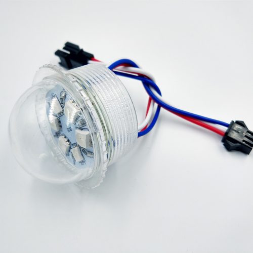 35MM 6leds 35mm punch hole UCS2903 Pixel Led bulb DC12V/24V Addressable Amusement Park Lights