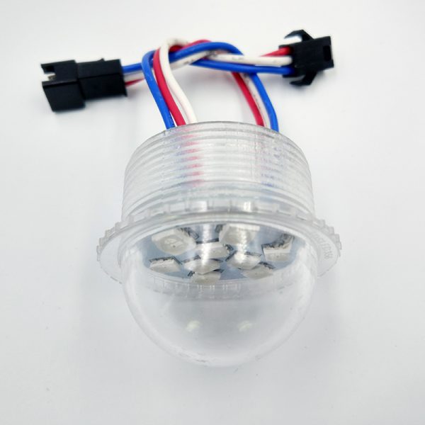 2 35MM 9leds 35mm punch hole UCS2903 Pixel Led bulb DC12V/24V Addressable Amusement Park Lights