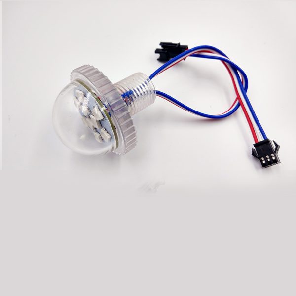 3 35MM 9leds 20mm punch hole UCS2903 Pixel Led bulb DC12V/24V Addressable Amusement Park Lights