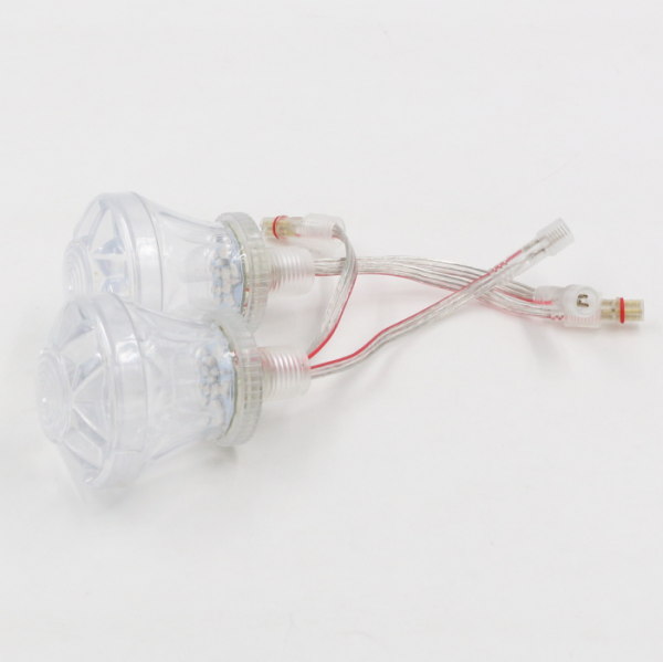 60MM 9leds 20mm punch hole UCS2903 Pixel Led bulb DC12V/24V Addressable Amusement Park Lights