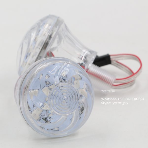 60MM 18leds 20mm punch hole UCS1903 Pixel Led bulb DC24V Addressable Amusement Park Lights