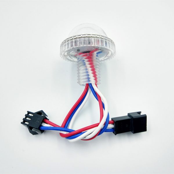 4 30MM 6leds 20mm punch hole UCS1903 Pixel Led bulb DC12V/24V Addressable Amusement Park Lights