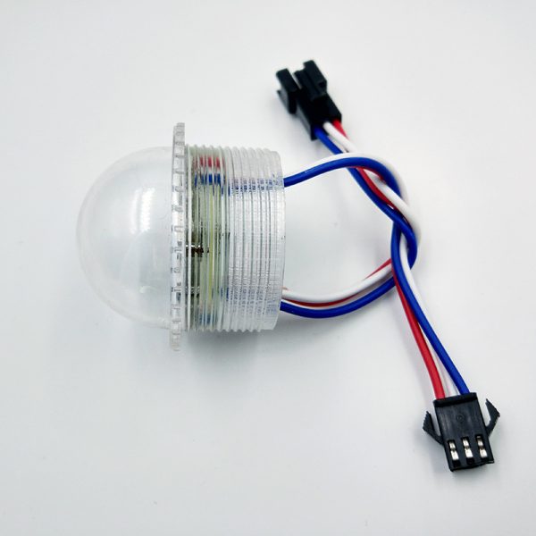 4 35MM 6leds 35mm punch hole UCS2903 Pixel Led bulb DC12V/24V Addressable Amusement Park Lights