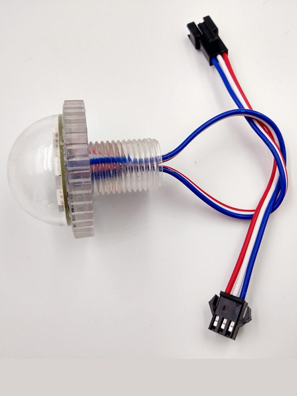 4 35MM 9leds 20mm punch hole UCS2903 Pixel Led bulb DC12V/24V Addressable Amusement Park Lights