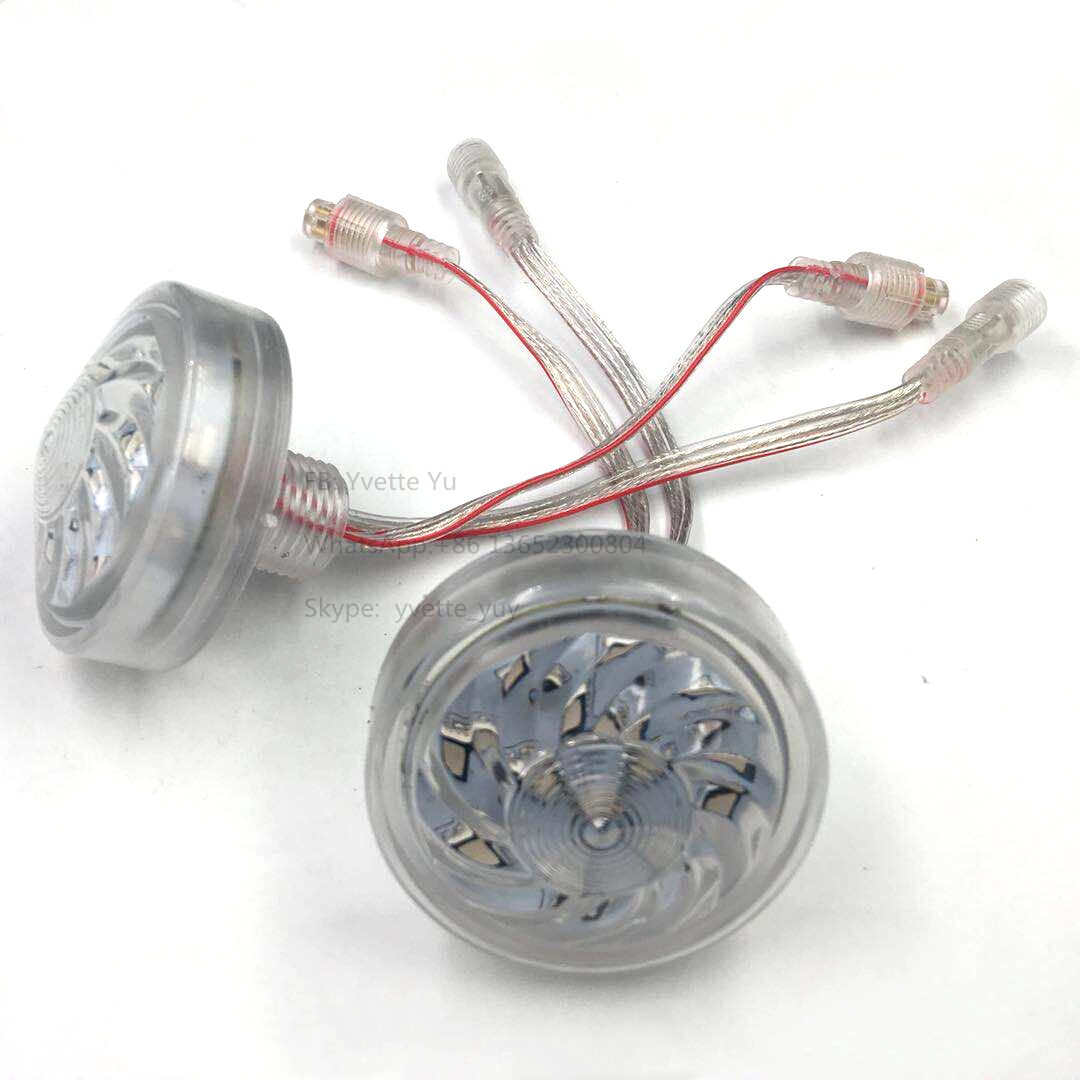 45MM 12leds 20mm punch hole UCS1903 Pixel Led bulb DC24V Addressable Amusement Park Lights