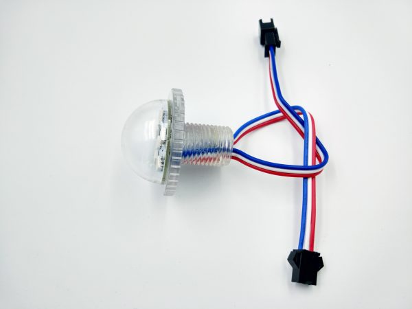 5 35MM 6leds 20mm punch hole UCS2903 Pixel Led bulb DC12V/24V Addressable Amusement Park Lights
