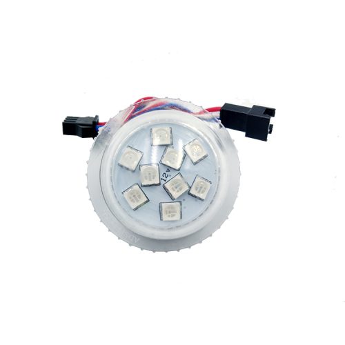 35MM 9leds 35mm punch hole UCS2903 Pixel Led bulb DC12V/24V Addressable Amusement Park Lights