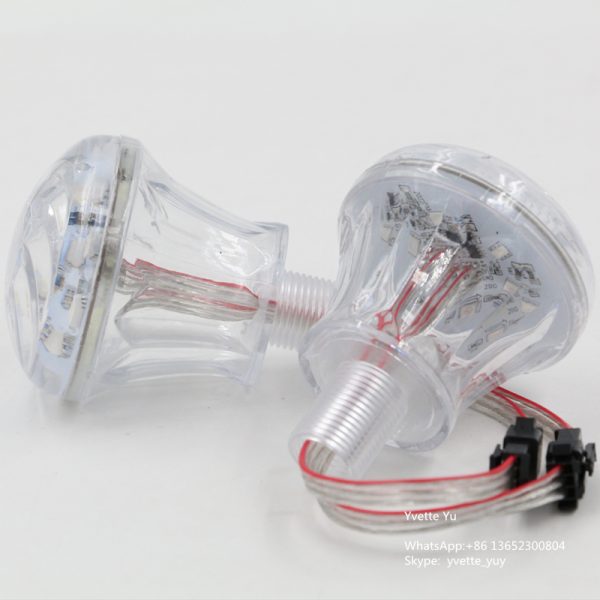 60MM 18leds 20mm punch hole UCS1903 Pixel Led bulb DC24V Addressable Amusement Park Lights