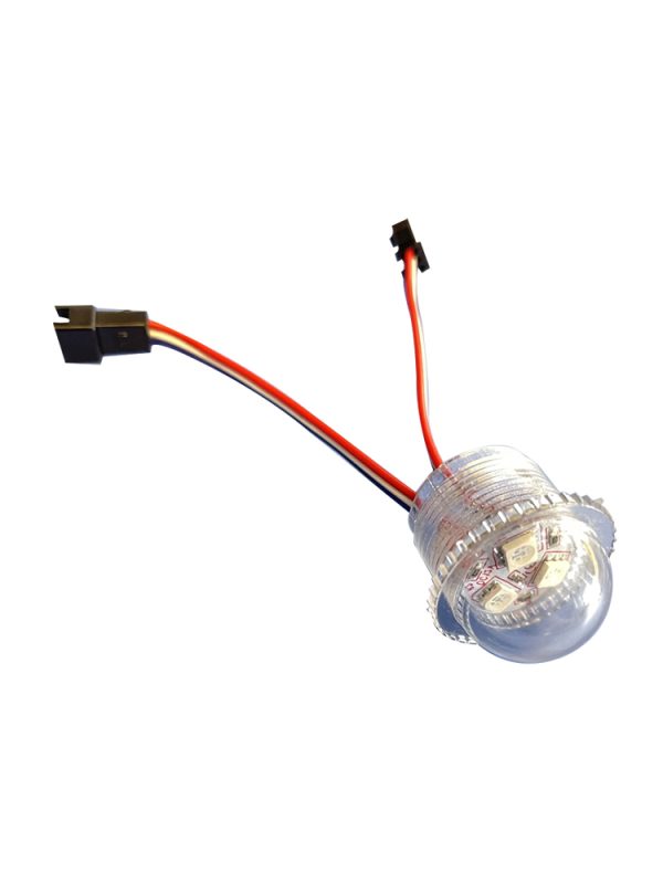 6 26MM 3leds 26mm punch hole UCS1903 Pixel Led bulb DC12V Addressable Amusement Park Lights