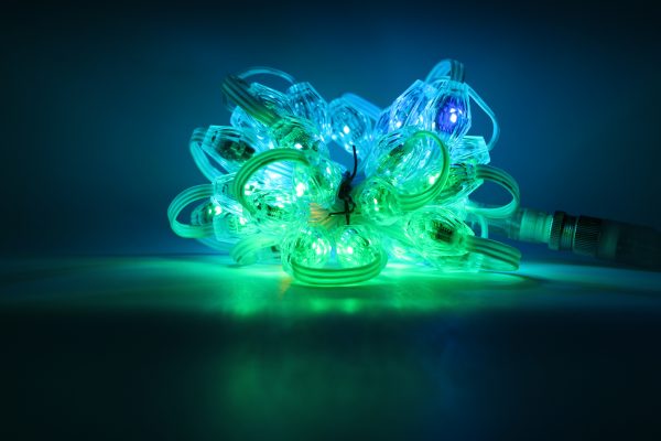 20mm Pixel led 3D bulb UCS1903 DC12V 20cts/50cts/String double side LEDs addressable full color