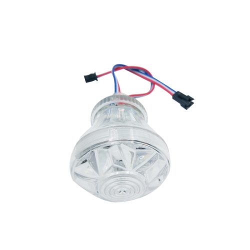60MM 9leds 20mm punch hole UCS2903 Pixel Led bulb DC12V/24V Addressable Amusement Park Lights