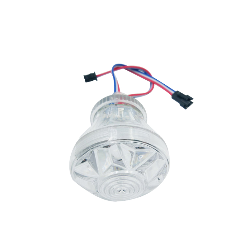 60MM 9leds 20mm punch hole UCS2903 Pixel Led bulb DC12V/24V Addressable Amusement Park Lights