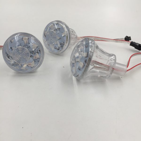 60MM 18leds 20mm punch hole UCS1903 Pixel Led bulb DC24V Addressable Amusement Park Lights