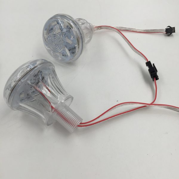 60MM 18leds 20mm punch hole UCS1903 Pixel Led bulb DC24V Addressable Amusement Park Lights