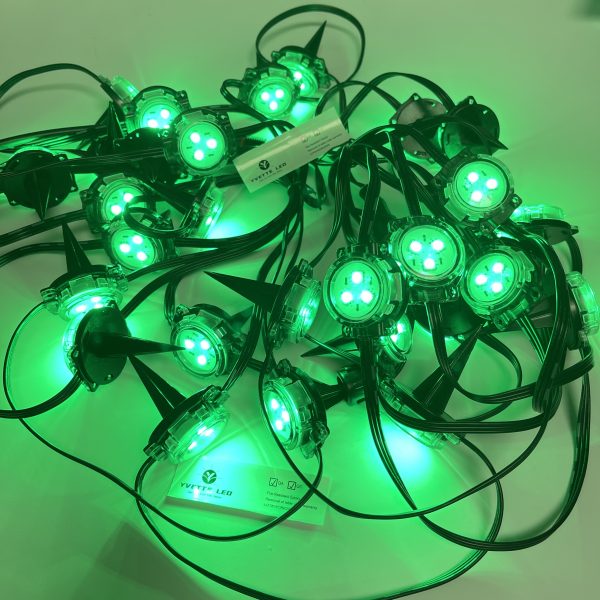 IMG_5010 2 Ground Path Light Pixel Led DC12V WS2811 RGB for Garden Yard Christmas Festival