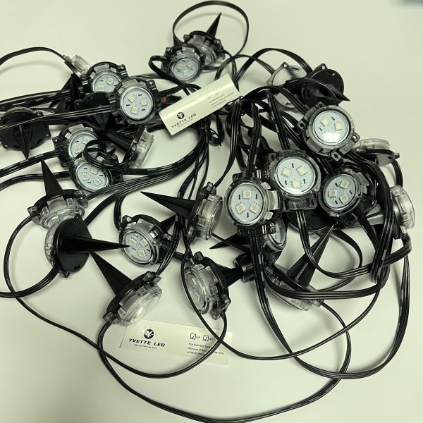 IMG_5011 2 Ground Path Light Pixel Led DC12V WS2811 RGB for Garden Yard Christmas Festival