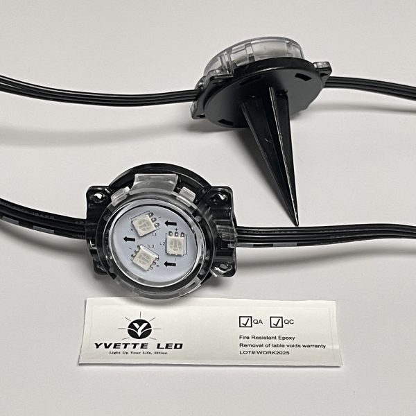 IMG_5025 2 Ground Path Light Pixel Led DC12V WS2811 RGB for Garden Yard Christmas Festival